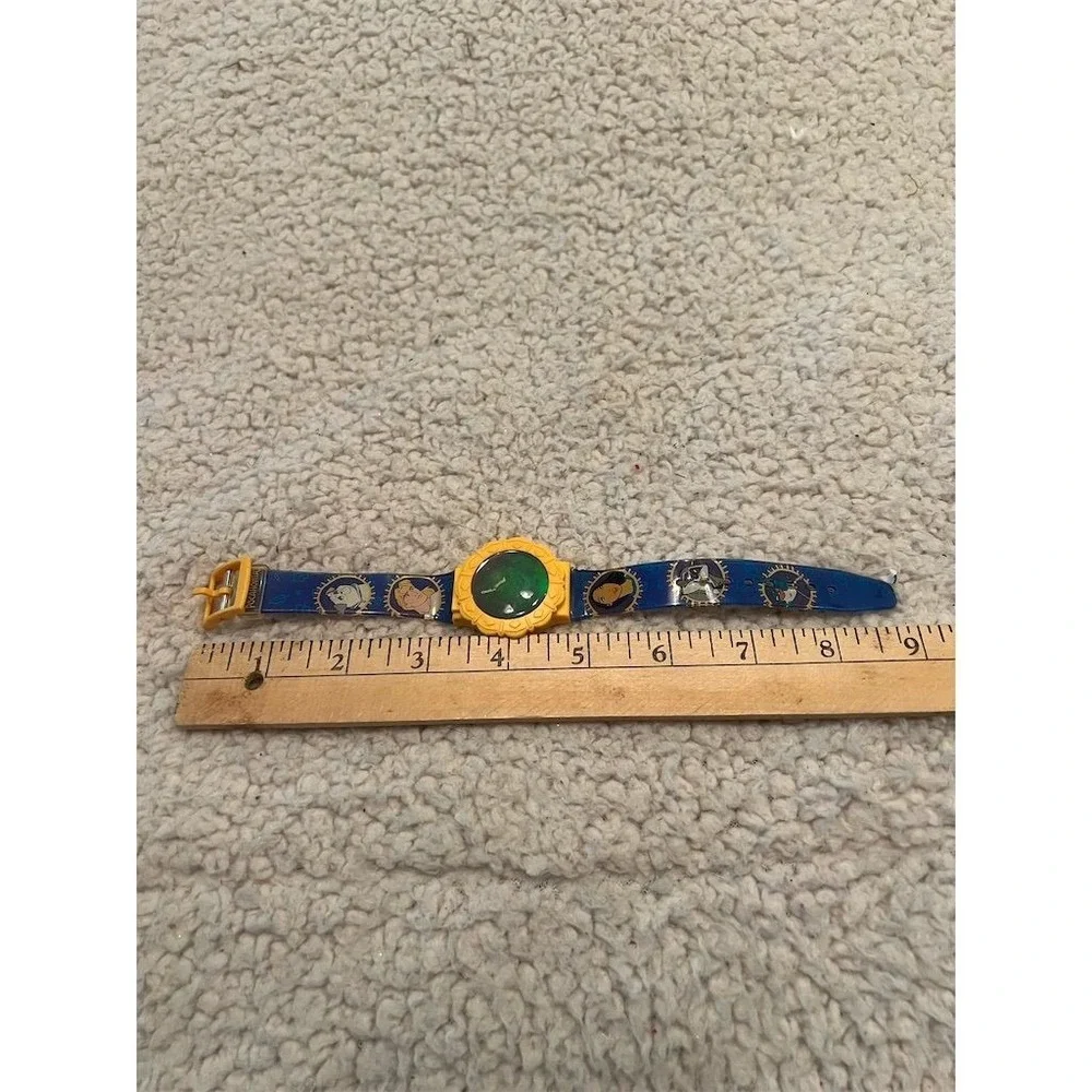 Vintage Disney Pocahontas Girls Holographic Digital Watch two piece strap tested
